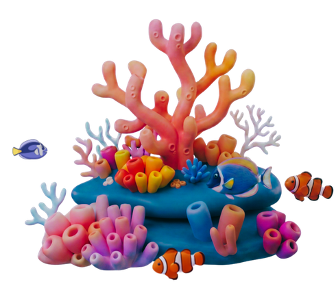 A coral reef